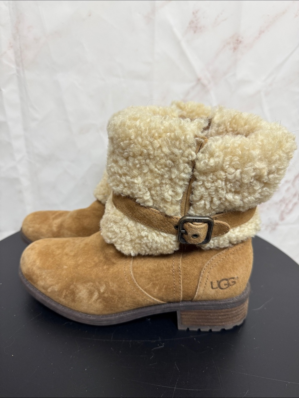 UGG Blayre II Tan Shearling Boots